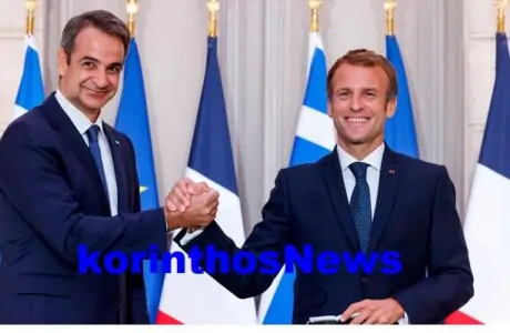 Mitsotakis Macron